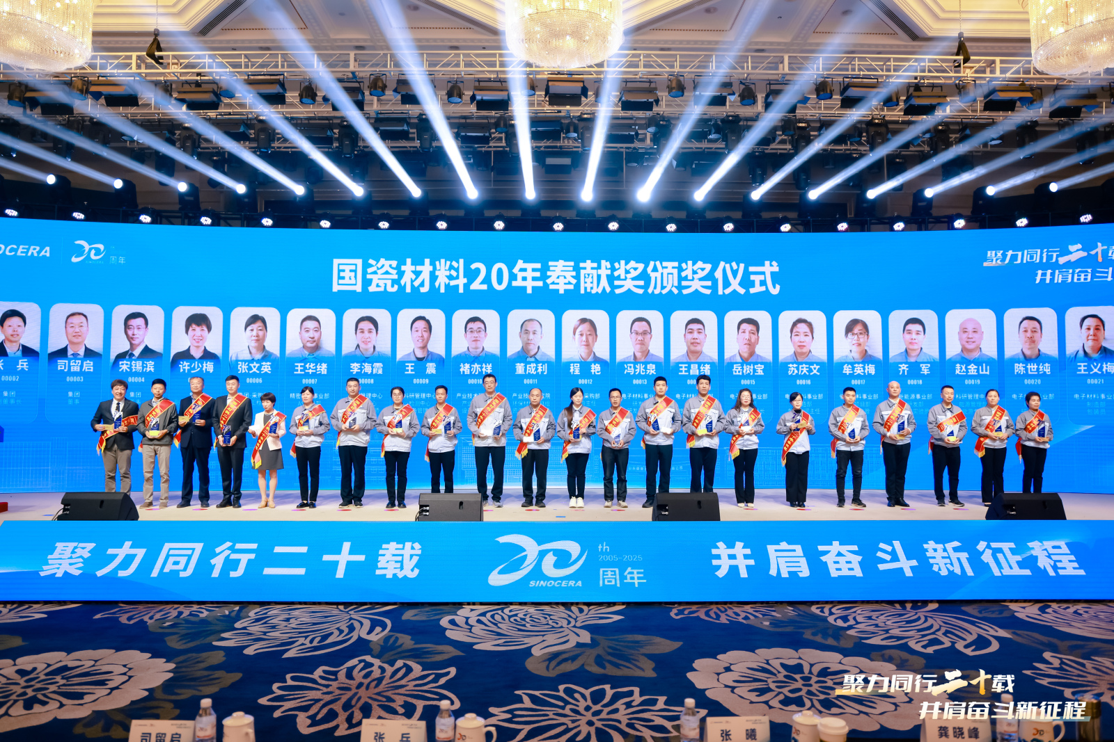 国瓷材料20周年庆典大会隆重举行